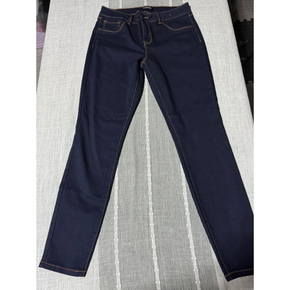 d.jeans Womens Size 10 Dark Wash‎ Skinny Denim Jeans Blue Stretch Casual Classic